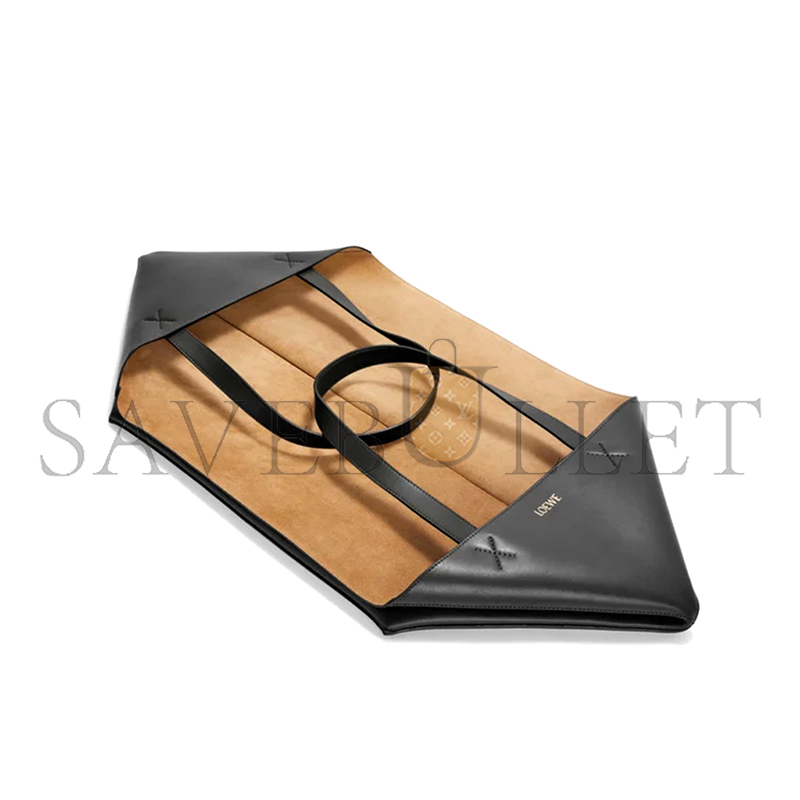 L0ew* xxl puzzle fold tote in shiny calfskin b510pfmx01 (73*36.6*36.5cm)